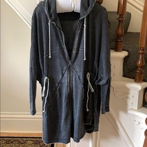 Gray free people jacket